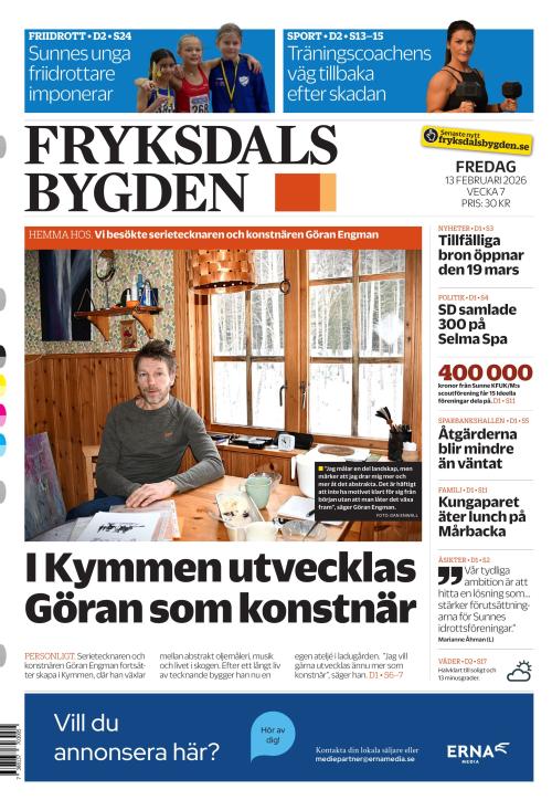 Fryksdals-Bygden 13.2.2026