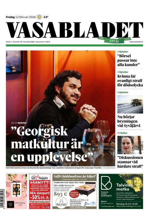 Vasabladet 13.2.2026