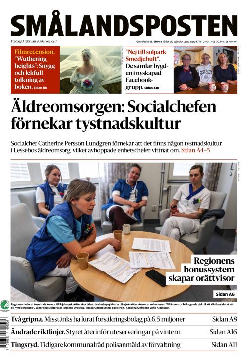 Smålandsposten 13.2.2026