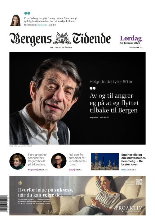 Bergens Tidende 14.2.2026