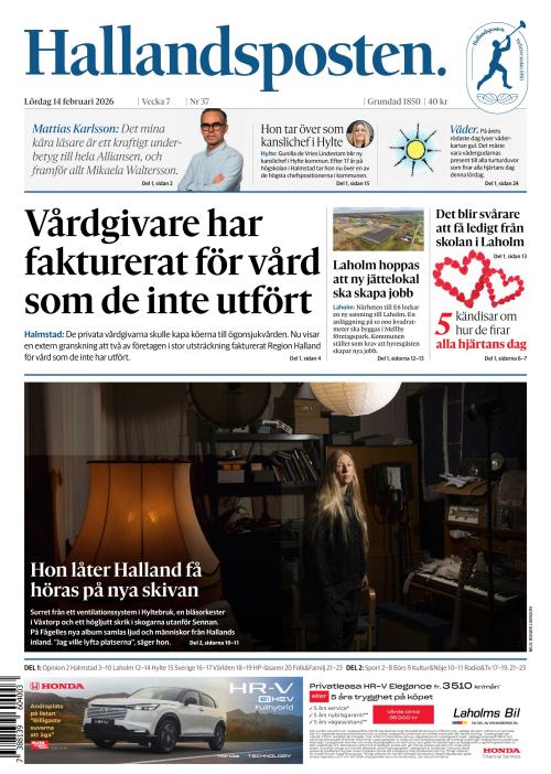 Hallandsposten 14.2.2026