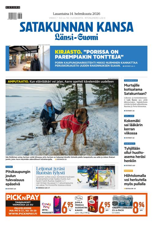 Satakunnan Kansa Länsi-Suomi 14.2.2026