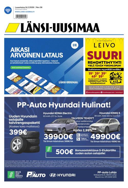 Länsi-Uusimaa 14.2.2026