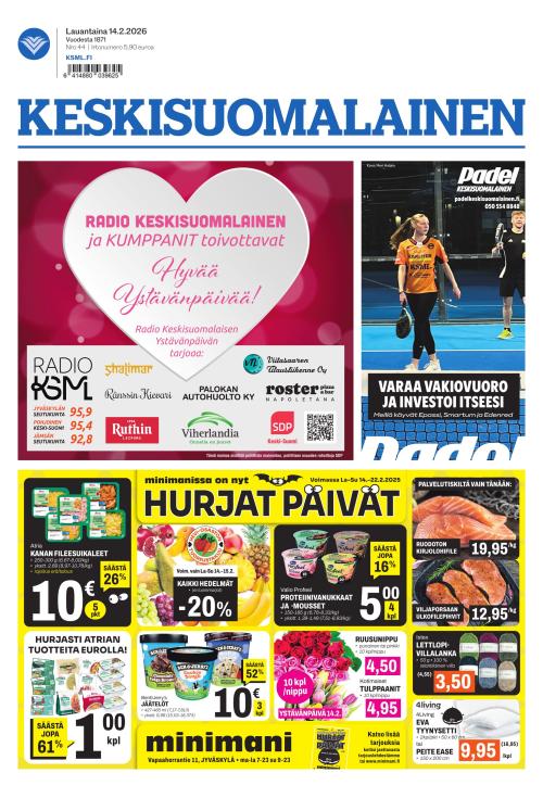 Keskisuomalainen 14.2.2026