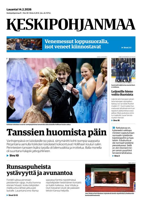 Keskipohjanmaa 14.2.2026