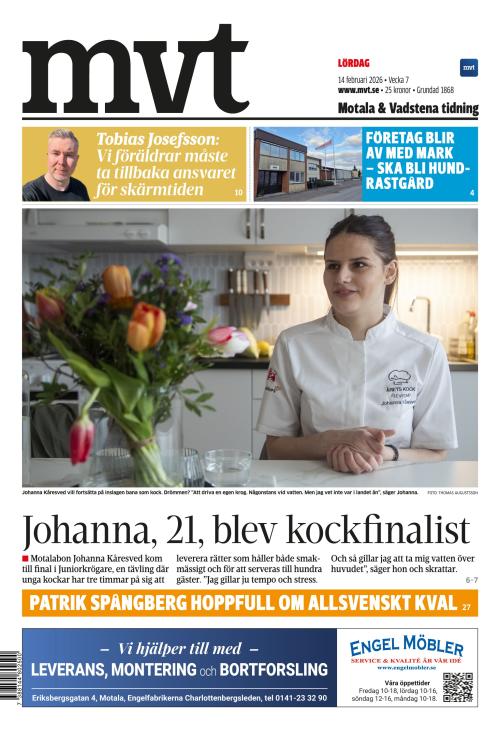 Motala Vadstena Tidning 14.2.2026