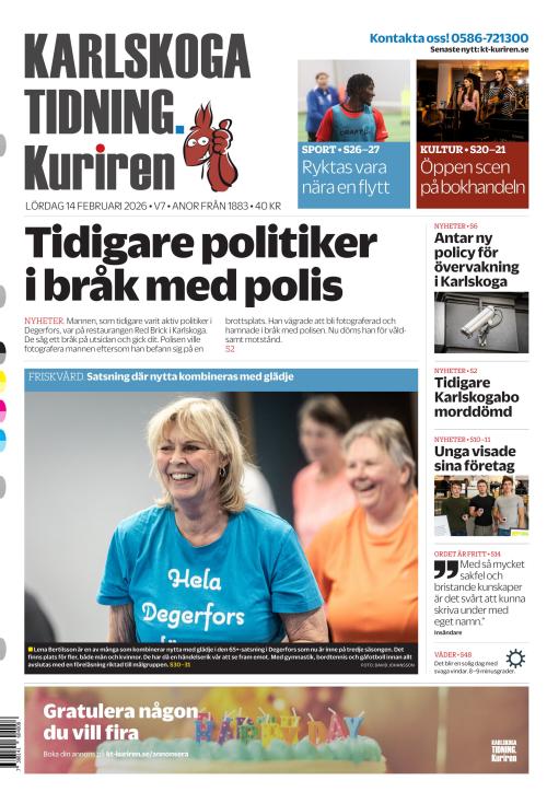 Karlskoga Tidning-Kuriren 14.2.2026