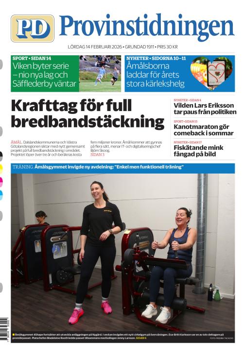 Provinstidningen Dalsland 14.2.2026