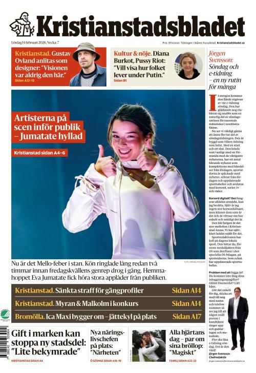 Kristianstadsbladet 14.2.2026