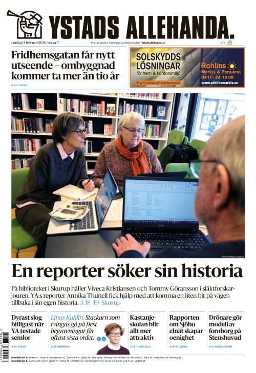 Ystads Allehanda 14.2.2026