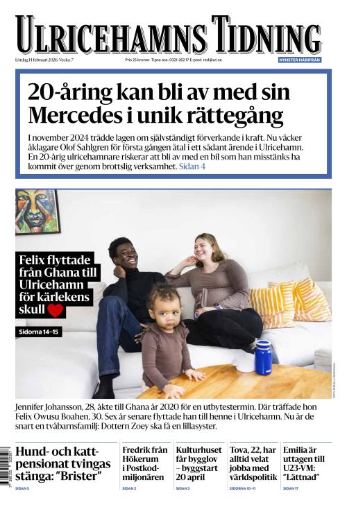 Ulricehamns Tidning 14.2.2026