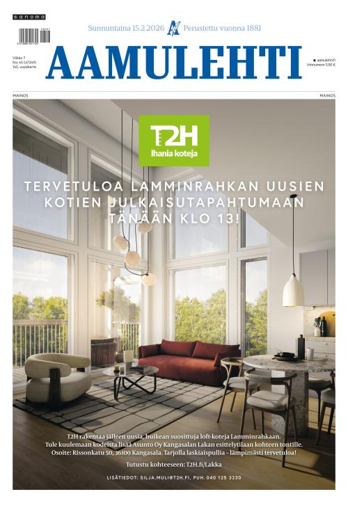 Aamulehti 15.2.2026