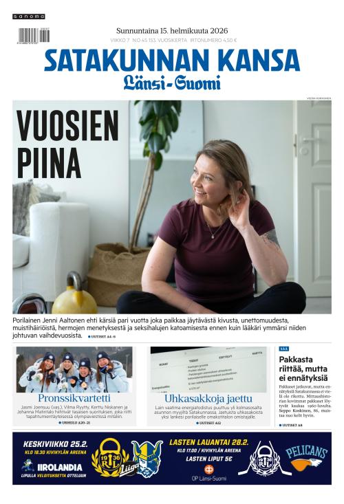 Satakunnan Kansa Länsi-Suomi 15.2.2026