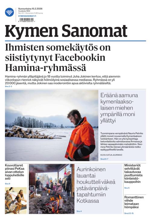 Kymen Sanomat 15.2.2026