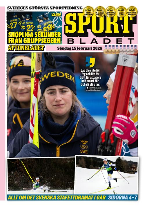 Aftonbladet Sportbladet 15.2.2026