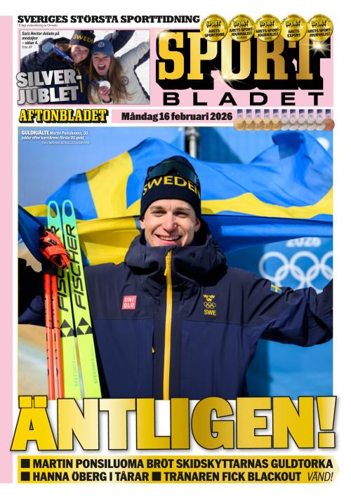 Aftonbladet Sportbladet 16.2.2026