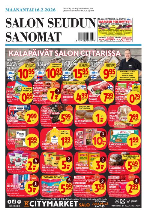 Salon Seudun Sanomat 16.2.2026
