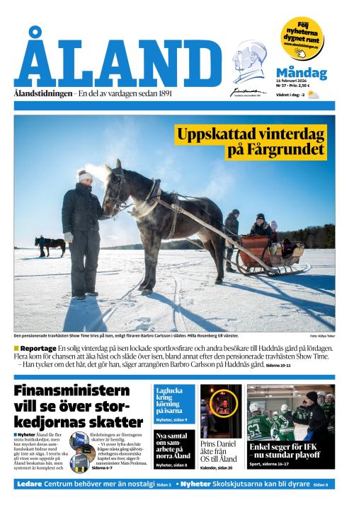 Ålandstidningen 16.2.2026