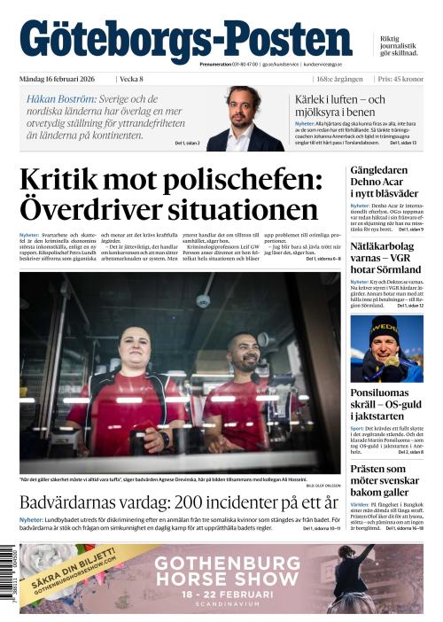 Göteborgs-Posten 16.2.2026