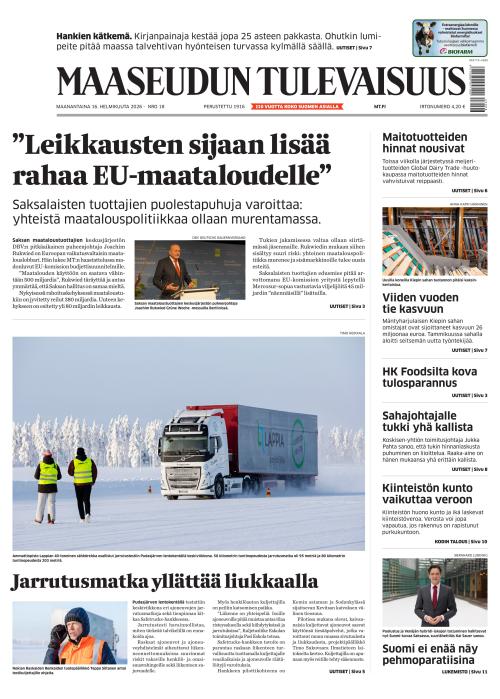 Maaseudun Tulevaisuus 16.2.2026