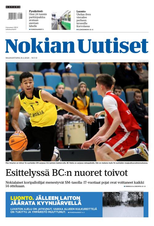 Nokian Uutiset 16.2.2026