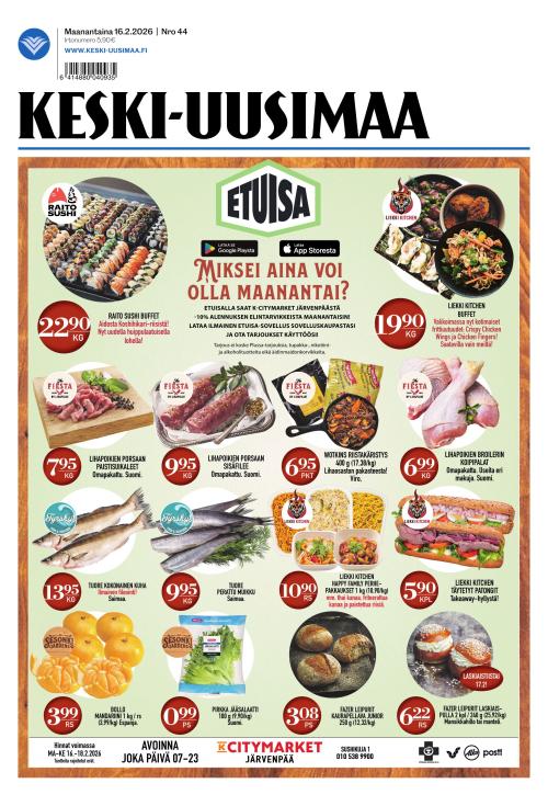 Keski-Uusimaa 16.2.2026