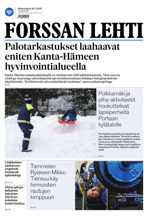 Forssan Lehti 16.2.2026