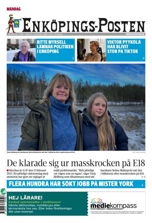 Enköpings-Posten 16.2.2026