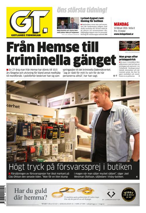 Gotlands Tidningar 16.2.2026