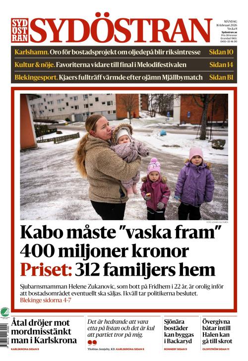 Sydöstran 16.2.2026