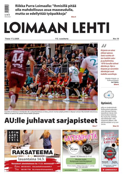 Loimaan Lehti 17.2.2026