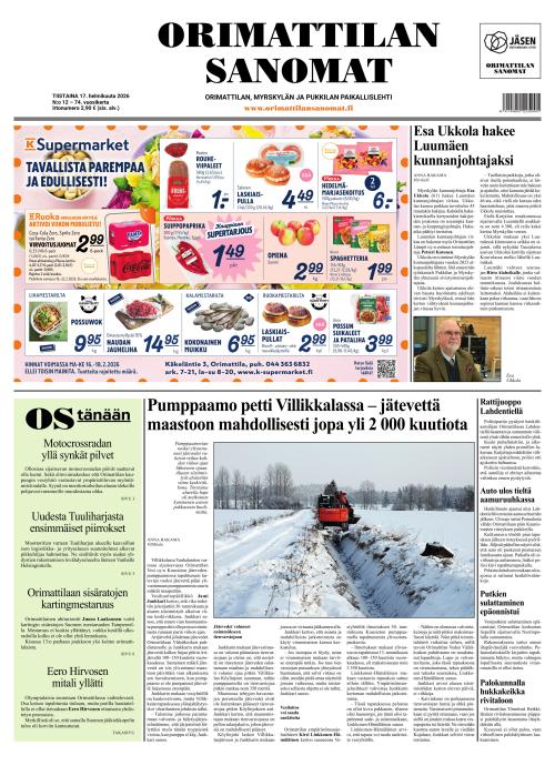 Orimattilan Sanomat 17.2.2026