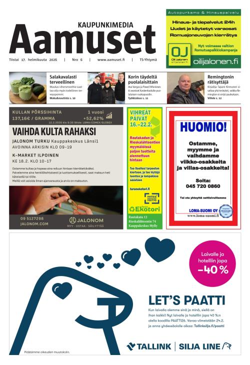Aamuset 17.2.2026
