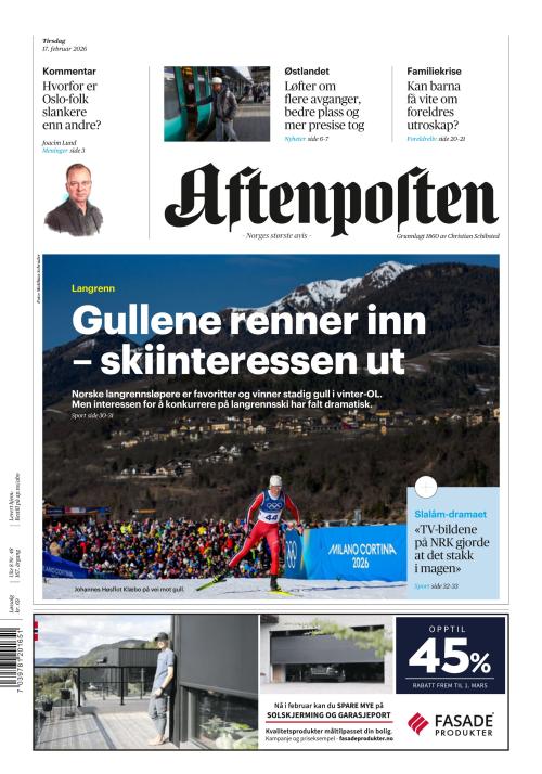 Aftenposten 17.2.2026