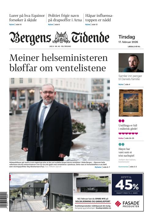 Bergens Tidende 17.2.2026