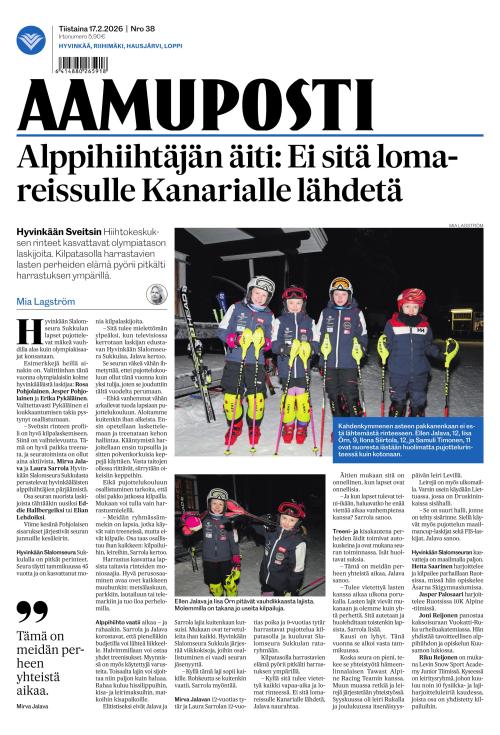 Aamuposti 17.2.2026