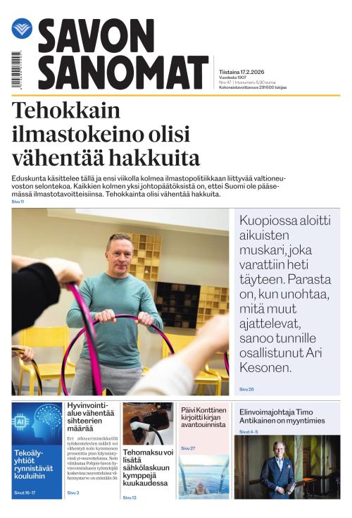 Savon Sanomat 17.2.2026
