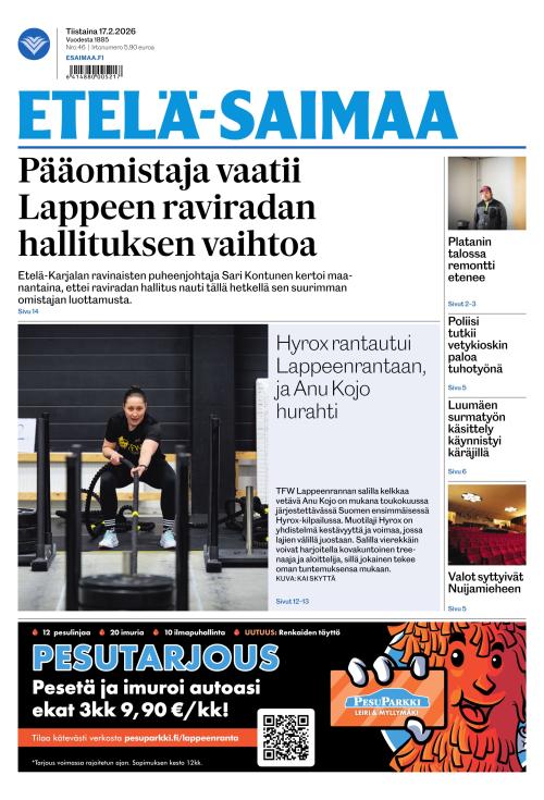 Etelä-Saimaa 17.2.2026