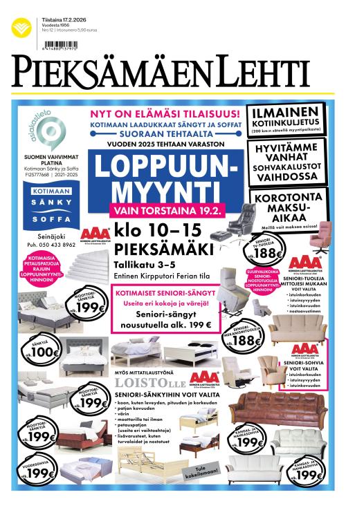 Pieksämäen lehti 17.2.2026