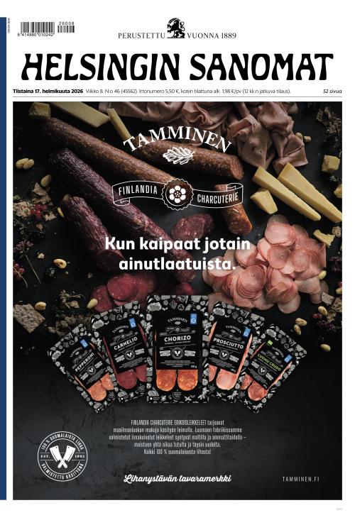 Helsingin Sanomat 17.2.2026