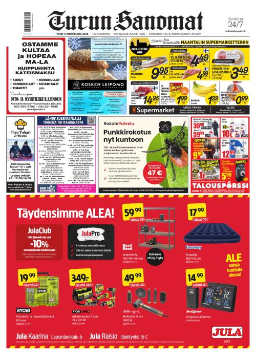 Turun Sanomat 17.2.2026