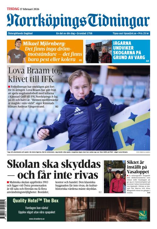 Norrköpings Tidningar 17.2.2026