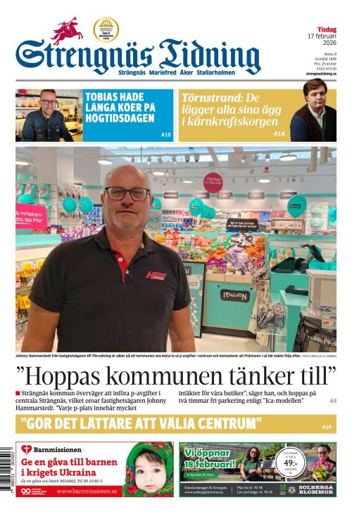 Strengnäs Tidning 17.2.2026