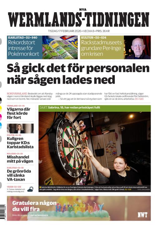 Nya Wermlands-Tidningen 17.2.2026