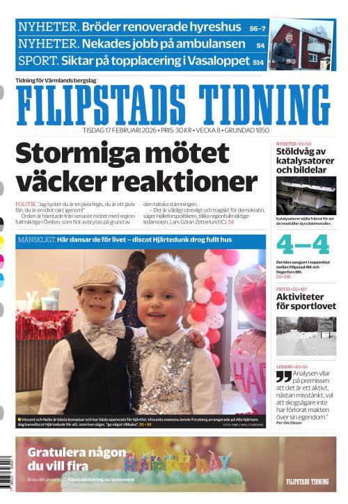 Filipstads Tidning 17.2.2026