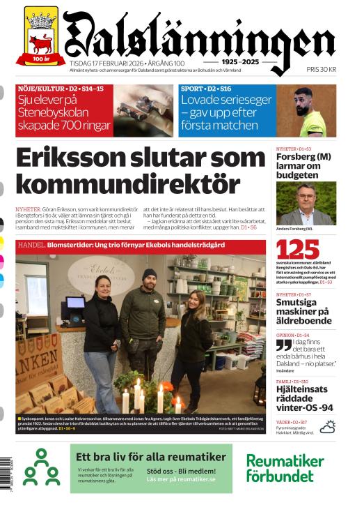 Dalslänningen 17.2.2026