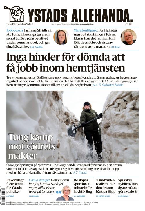 Ystads Allehanda 17.2.2026