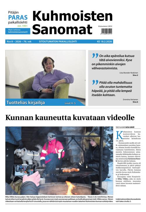 Kuhmoisten Sanomat 08/2026