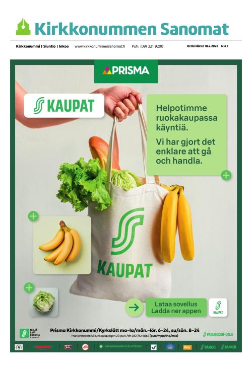 Kirkkonummen Sanomat 18.2.2026