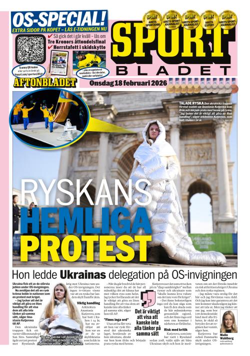 Aftonbladet Sportbladet 18.2.2026